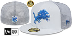 Lions TEAM-BASIC TRUCKER White Fitted Hat by New Era