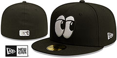 Lookouts MILB ONFIELD ALT 1 Black Fitted Hat by New Era