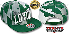 Loyola LACROSSE SUPER-FLAG SNAPBACK Hat by Zephyr