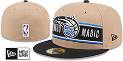 Magic 2024 NBA DRAFT Camel-Black Fitted Hat by New Era