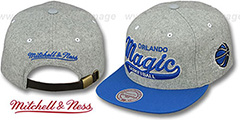 Magic 2T TAILSWEEPER STRAPBACK Grey-Blue Hat by Mitchell and Ness