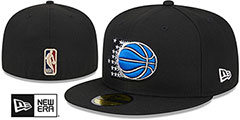 Magic NBA CLASSIX Black Fitted Hat by New Era