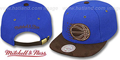 Magic TC-BROWN SUEDE STRAPBACK Hat Mitchell and Ness