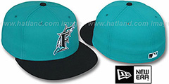 Marlins 1995 COOPERSTOWN ROAD Fitted Hat by New Era