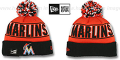 Marlins REP-UR-TEAM Knit Beanie Hat by New Era