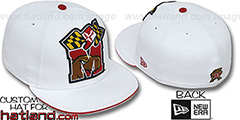 Maryland INSIDER BIG-ONE White Fitted Hat by New Era