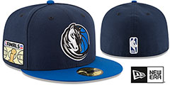 Mavericks 2024 FINALS Navy-Royal Fitted Hat by New Era