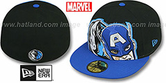 Mavericks HERO-HCL Black-Royal Fitted Hat by New Era