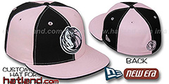 Mavericks PINWHEEL Black-Pink Fitted Hat by New Era