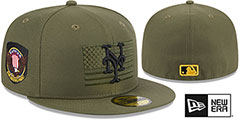 Mets 2023 ARMED FORCES STARS N STRIPES Hat by New Era