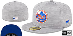 Mets 2023 CLUBHOUSE Heather Grey Fitted Hat by New Era