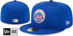 Mets 2023 CLUBHOUSE Heather Royal Fitted Hat by New Era