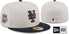 Mets 2024 JULY 4TH STARS N STRIPES Fitted Hat by New Era