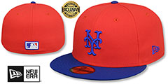 Mets COOPERPACK Orange-Royal Fitted Hat by New Era