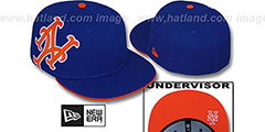 Mets SIDEWINGER Royal Fitted Hat by New Era