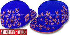 Mets STARSTRUCK Royal Fitted Hat by American Needle