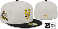 Mets TWO-TONE STONE Fitted Hat by New Era