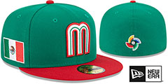 Mexico 2023 WBC GAME Green-Red Hat by New Era