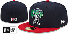 Missions MILB MARVEL DEFENDERS Navy-Red Fitted Hat by New Era