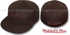 Mitchell and Ness BROWNOUT Fitted Hat