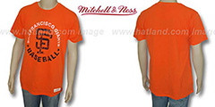 Mitchell & Ness SF Giants Fan Vintage Orange T-Shirt