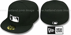 MLB UMPIRE Black Fitted Hat by New Era