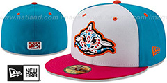 Mudcats COPA White-Blue-Pink Fitted Hat by New Era