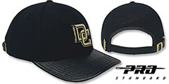 Nationals ALT LOW-PRO GOLD METAL BADGE STRAPBACK Black Hat by Pro Standard