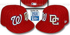 Nationals BIG-ONE DOUBLE WHAMMY Red-White Fitted Hat