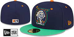 Nationals COPA Navy-Lime Fitted Hat by New Era