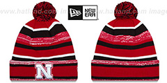 Nebraska NCAA-STADIUM Knit Beanie Hat by New Era