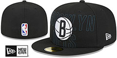 Nets 2023 NBA DRAFT Black Fitted Hat by New Era