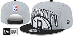 Nets 2023 TIP OFF SNAPBACK Grey-Black Hat by New Era