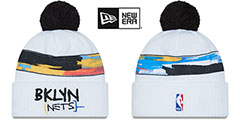 Nets 22-23 CITY-EDITION Knit Beanie Hat by New Era