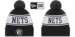 Nets BANNER Knit Beanie Hat by New Era