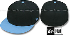 New Era 2T 59FIFTY-BLANK Black-Sky Fitted Hat