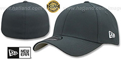 New Era 39THIRTY-BLANK Charcoal Flex Fitted Hat