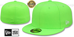 New Era 59FIFTY-BLANK Neon Green Fitted Hat