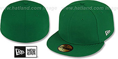 New Era 59FIFTY-BLANK Solid Kelly Green Fitted Hat