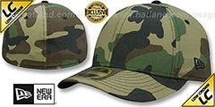 New Era LOW-CROWN 59FIFTY-BLANK Army Camo Fitted Hat