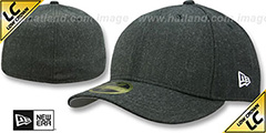 New Era LOW-CROWN 59FIFTY-BLANK Heather Black Fitted Hat