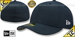 New Era LOW-CROWN DIAMOND TECH 59FIFTY-BLANK Dark Navy Fitted Hat