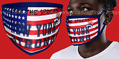 NEW YORK STRONG USA FLAG Washable Fashion Mask by Hatland.com