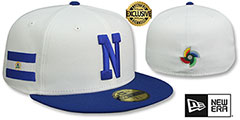 Nicaragua 2023 WBC GAME White-Royal Hat by New Era