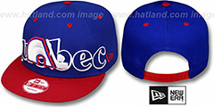 Nordiques BIG CITY PUNCH SNAPBACK Royal-Red Hat by New Era