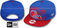 Nordiques STEP-ABOVE SNAPBACK Blue-Red Hat by New Era