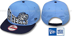 North Carolina STOKED SNAPBACK Sky-Navy Hat by New Era