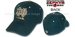 Notre Dame DH Fitted Hat by ZEPHYR - green