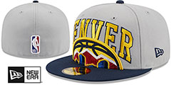 Nuggets 2023 NBA TIP OFF Grey-Navy Fitted Hat by New Era