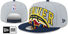 Nuggets 2023 TIP OFF SNAPBACK Grey-Navy Hat by New Era